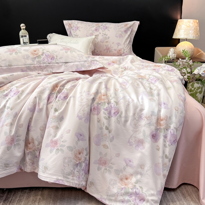 91家纺网 家纺一手货源 找家纺 （总）繁花家居 2026凉感云丝棉高克重冰感天丝绵四件套