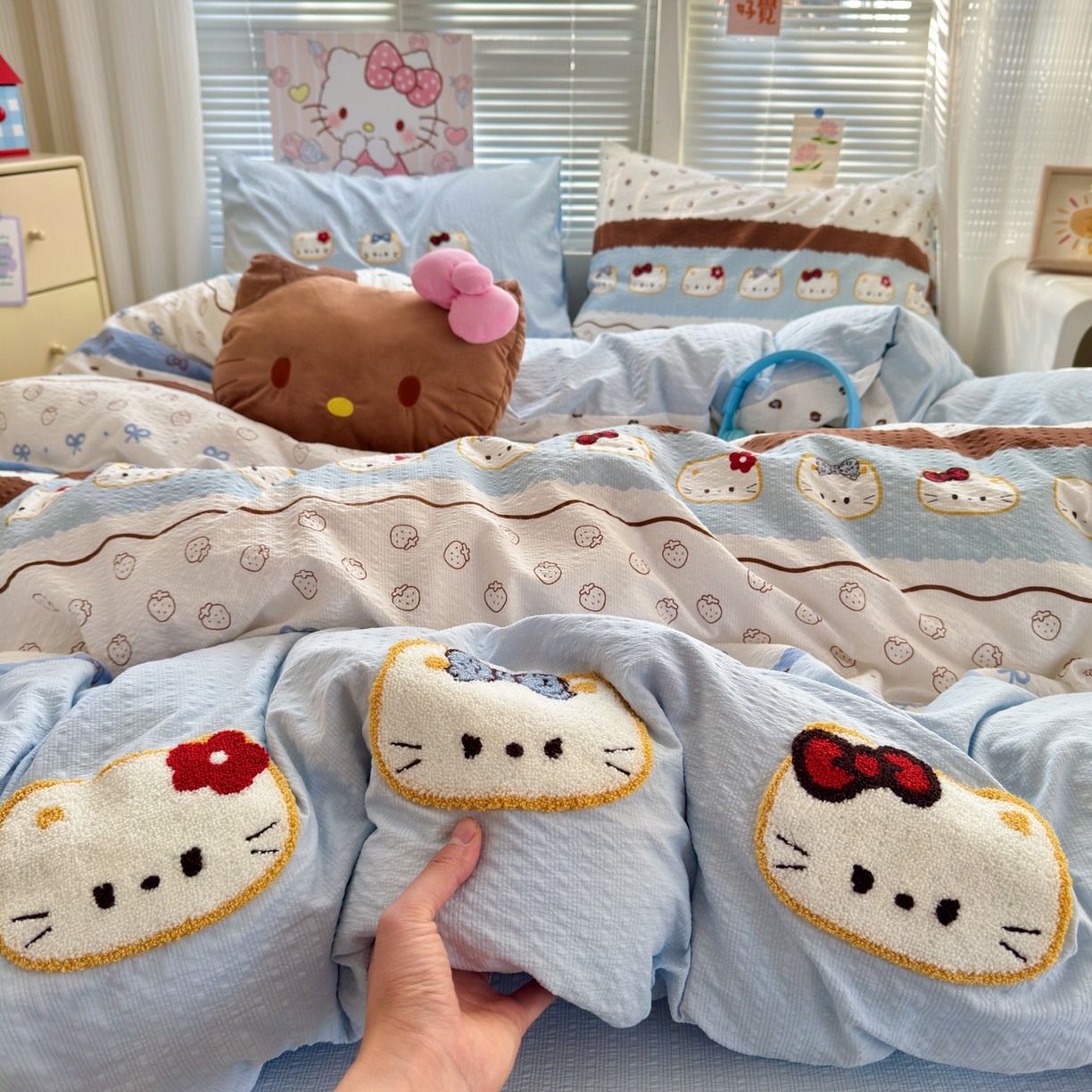 91家纺网 家纺一手货源 找家纺 （总）三元色 2026新款泡芙双层纱豹纹系列四件套