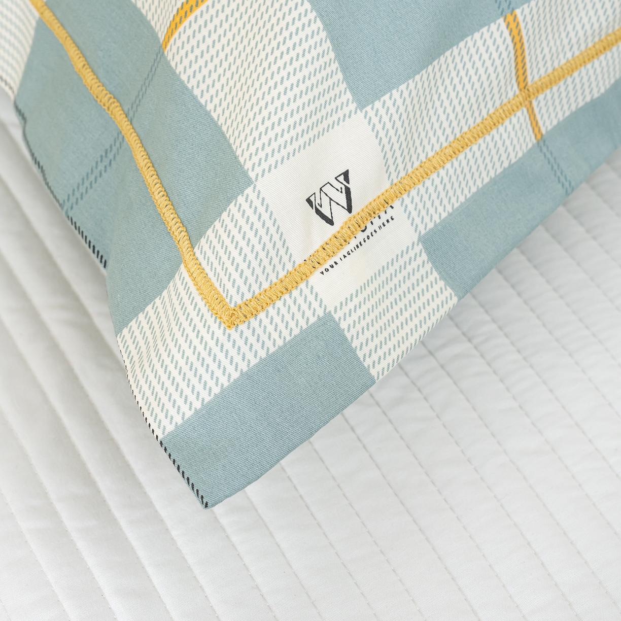 91家纺网 家纺一手货源 找家纺 （总）良佐生活 2026新款40支铂金精梳全棉一字绣枕套