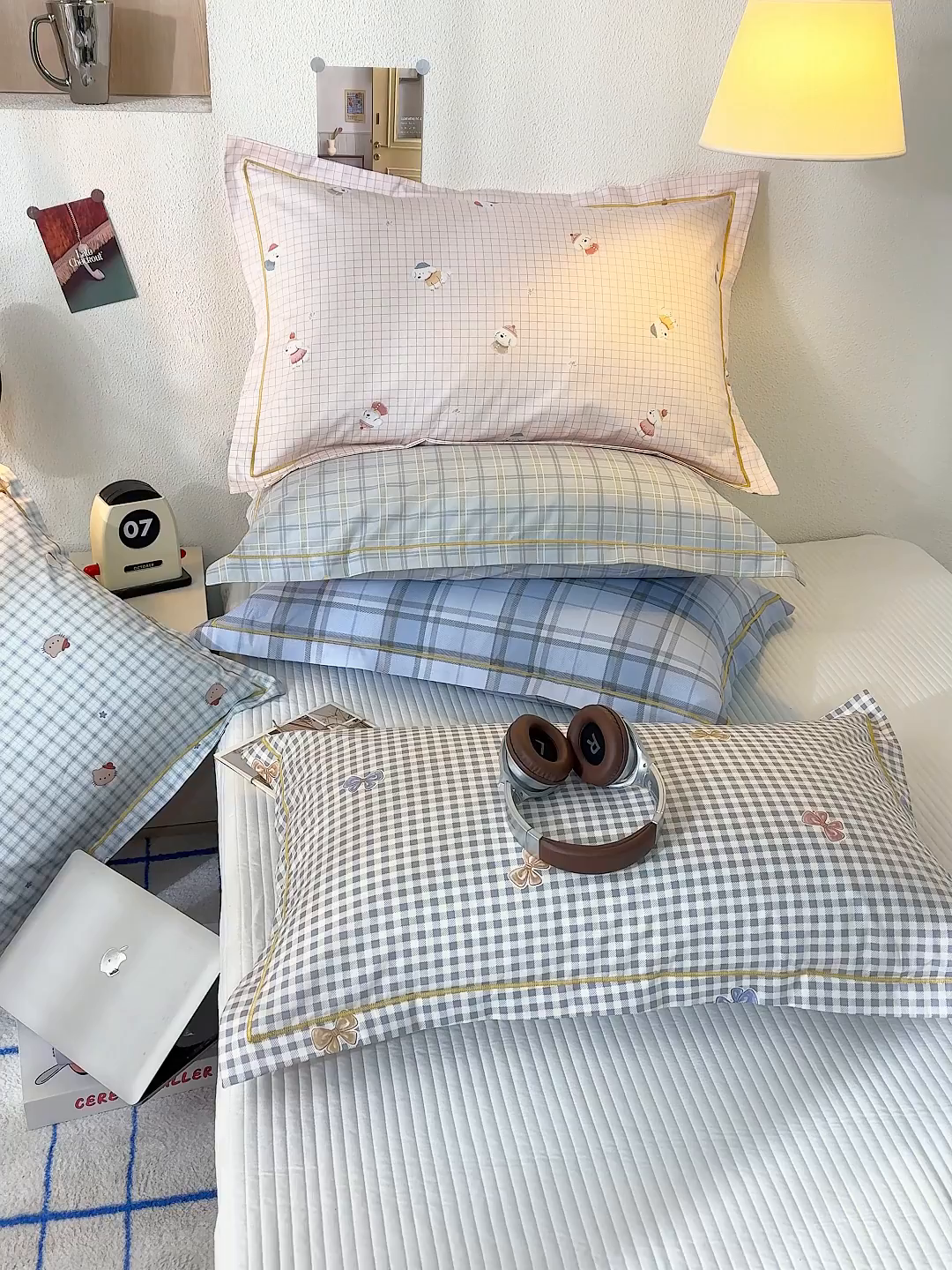 91家纺网 家纺一手货源 找家纺 （总）良佐生活 2026新款40支铂金精梳全棉一字绣枕套