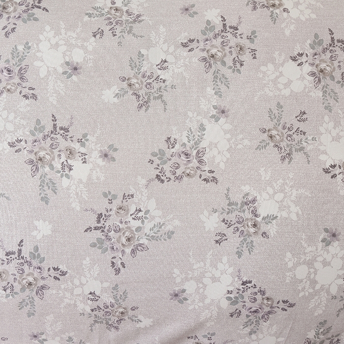 91家纺网 家纺一手货源 找家纺 北部居 2026新款水洗仿棉韩版花边款田园复古风小清新四件套 紫馨