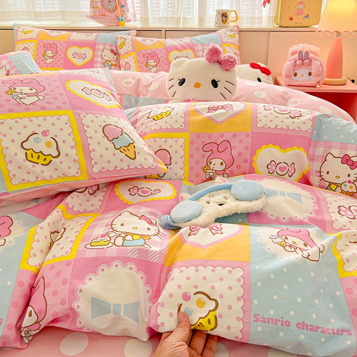 91家纺网 家纺一手货源 找家纺 （总）朵希曼 2026新款正版授权全棉纯棉三丽鸥系列