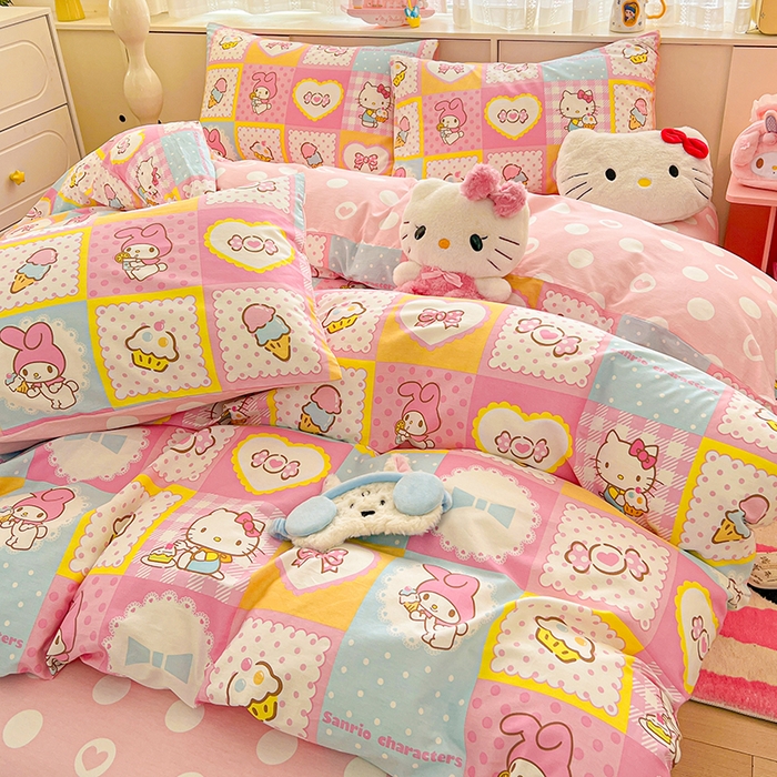 91家纺网 家纺一手货源 找家纺 （总）朵希曼 2026新款正版授权全棉纯棉三丽鸥系列