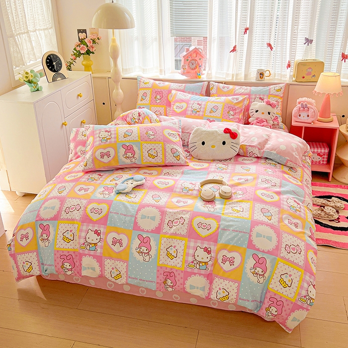 91家纺网 家纺一手货源 找家纺 （总）朵希曼 2026新款正版授权全棉纯棉三丽鸥系列