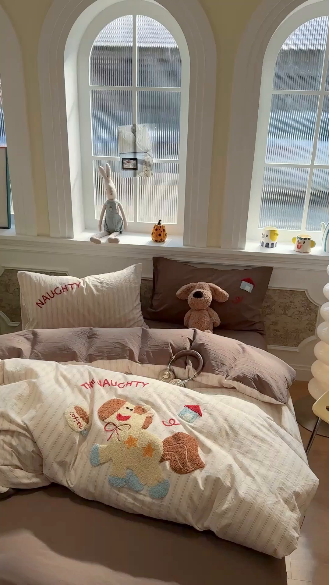 91家纺网 家纺一手货源 找家纺 麦田家纺 2026加密A类色织全棉纯棉水洗棉毛巾绣四件套 星星小马