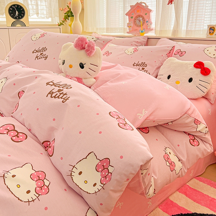 91家纺网 家纺一手货源 找家纺 （总）朵希曼 2026新款正版授权全棉纯棉三丽鸥系列