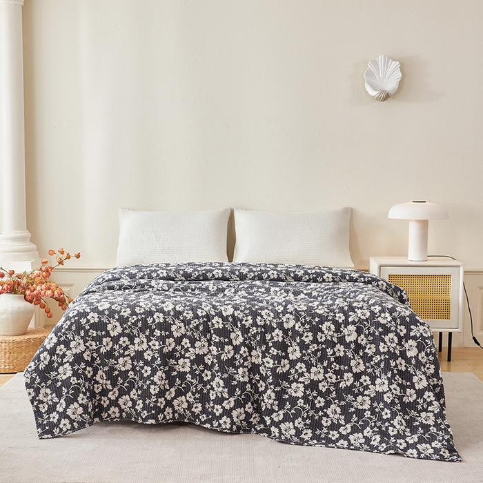 91家纺网 家纺一手货源 找家纺 （总）悦然毛巾被 2026新款全棉纯棉三层水洗色织纱布毛巾被盖毯夏凉被空调被