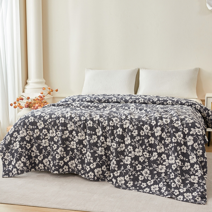 91家纺网 家纺一手货源 找家纺 （总）悦然毛巾被 2026新款全棉纯棉三层水洗色织纱布毛巾被盖毯夏凉被空调被