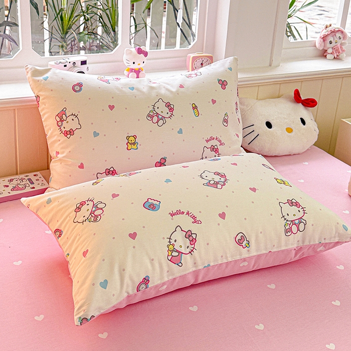 91家纺网 家纺一手货源 找家纺 朵希曼 2026新款正版授权全棉纯棉三丽鸥系列 甜甜凯蒂