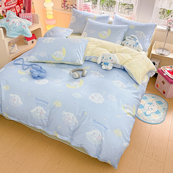 91家纺网 家纺一手货源 找家纺 朵希曼 2026新款正版授权全棉纯棉三丽鸥系列 晚安大耳狗