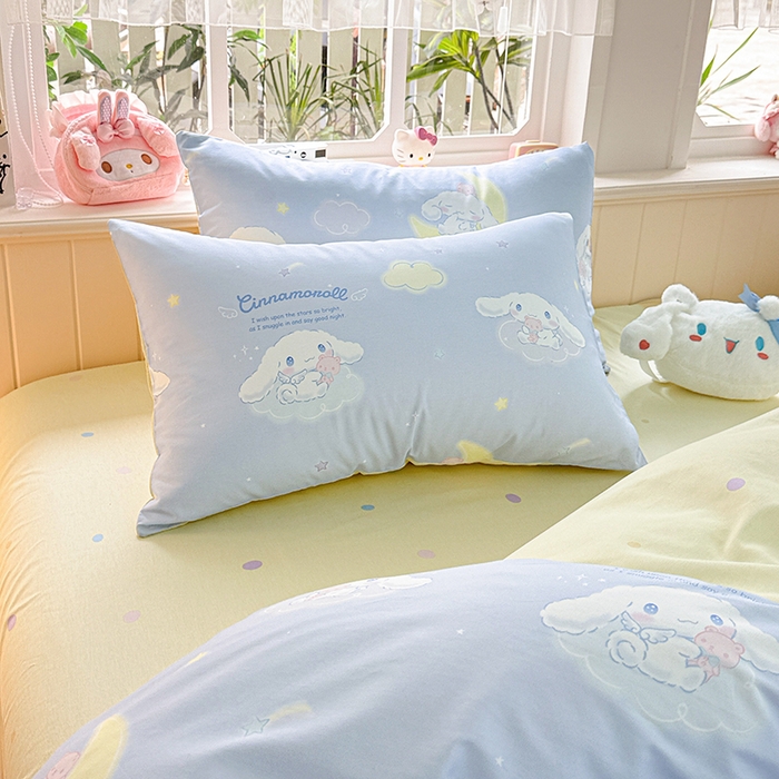 91家纺网 家纺一手货源 找家纺 朵希曼 2026新款正版授权全棉纯棉三丽鸥系列 晚安大耳狗