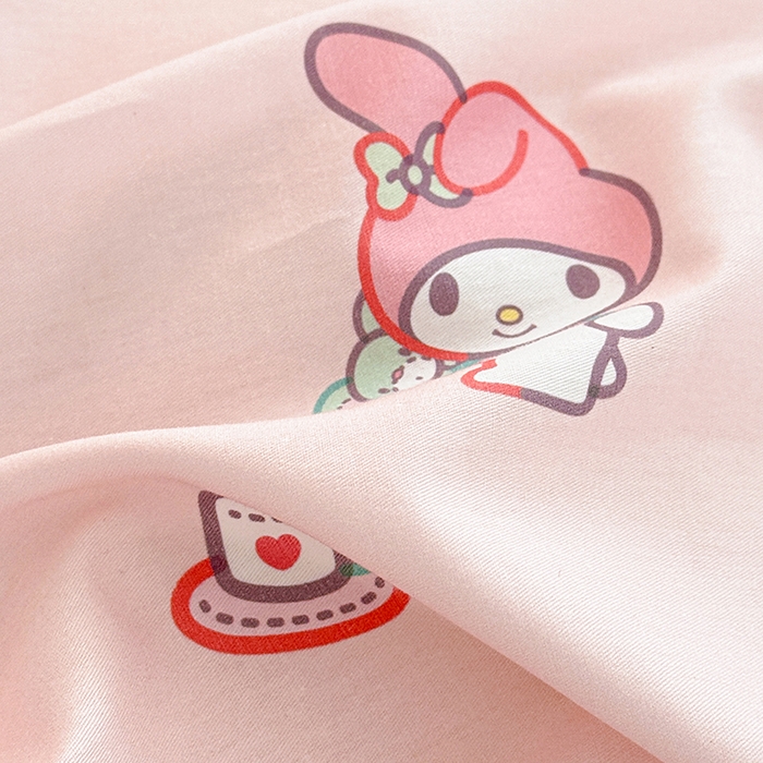 91家纺网 家纺一手货源 找家纺 朵希曼 2026新款正版授权全棉纯棉三丽鸥系列 元气美乐蒂