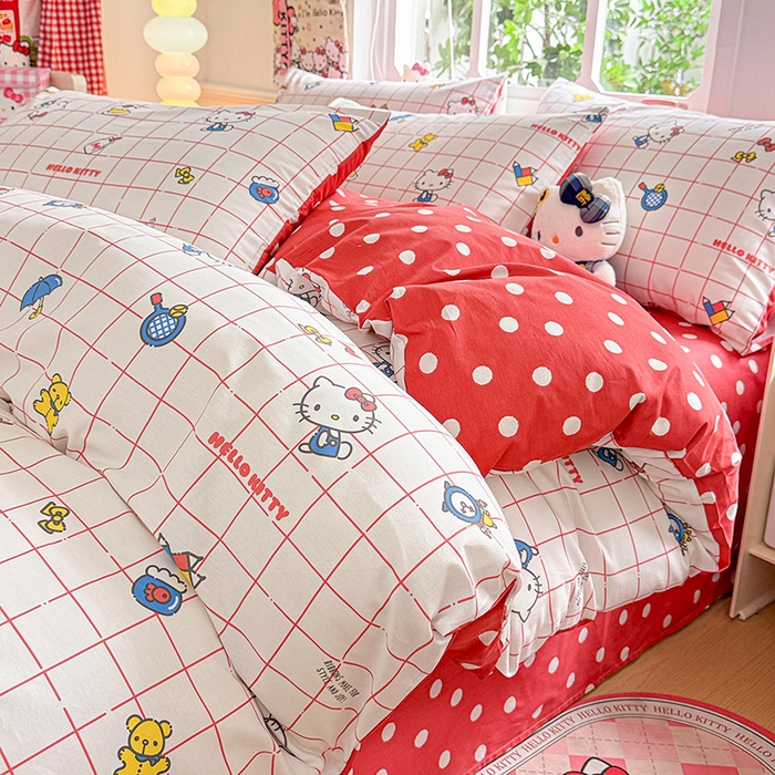 朵希曼 2026新款正版授权全棉纯棉三丽鸥系列 运动凯蒂