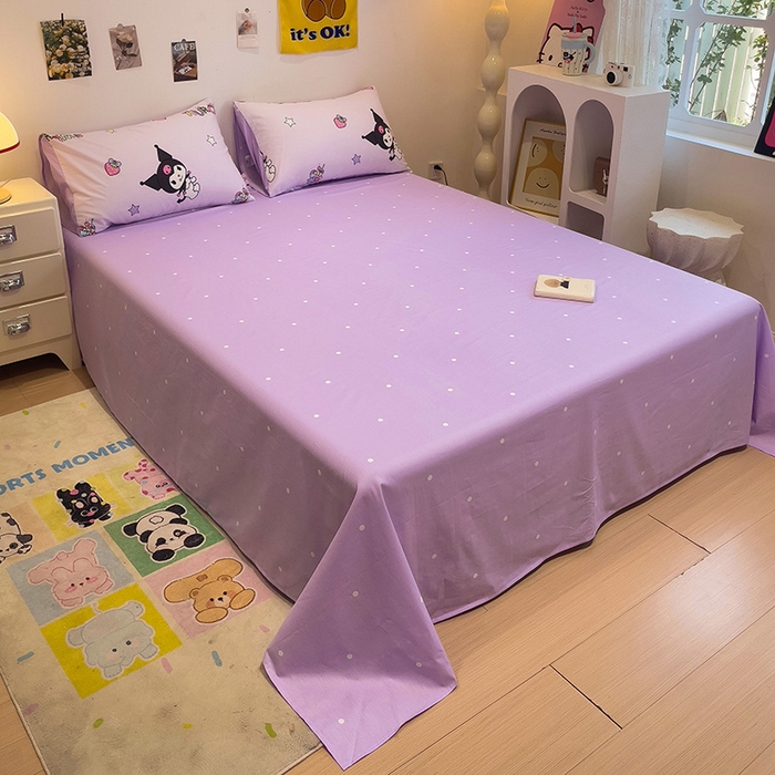 91家纺网 家纺一手货源 找家纺 朵希曼 2026新款正版授权全棉纯棉三丽鸥系列 可爱库洛米