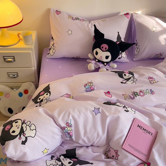 91家纺网 家纺一手货源 找家纺 朵希曼 2026新款正版授权全棉纯棉三丽鸥系列 可爱库洛米