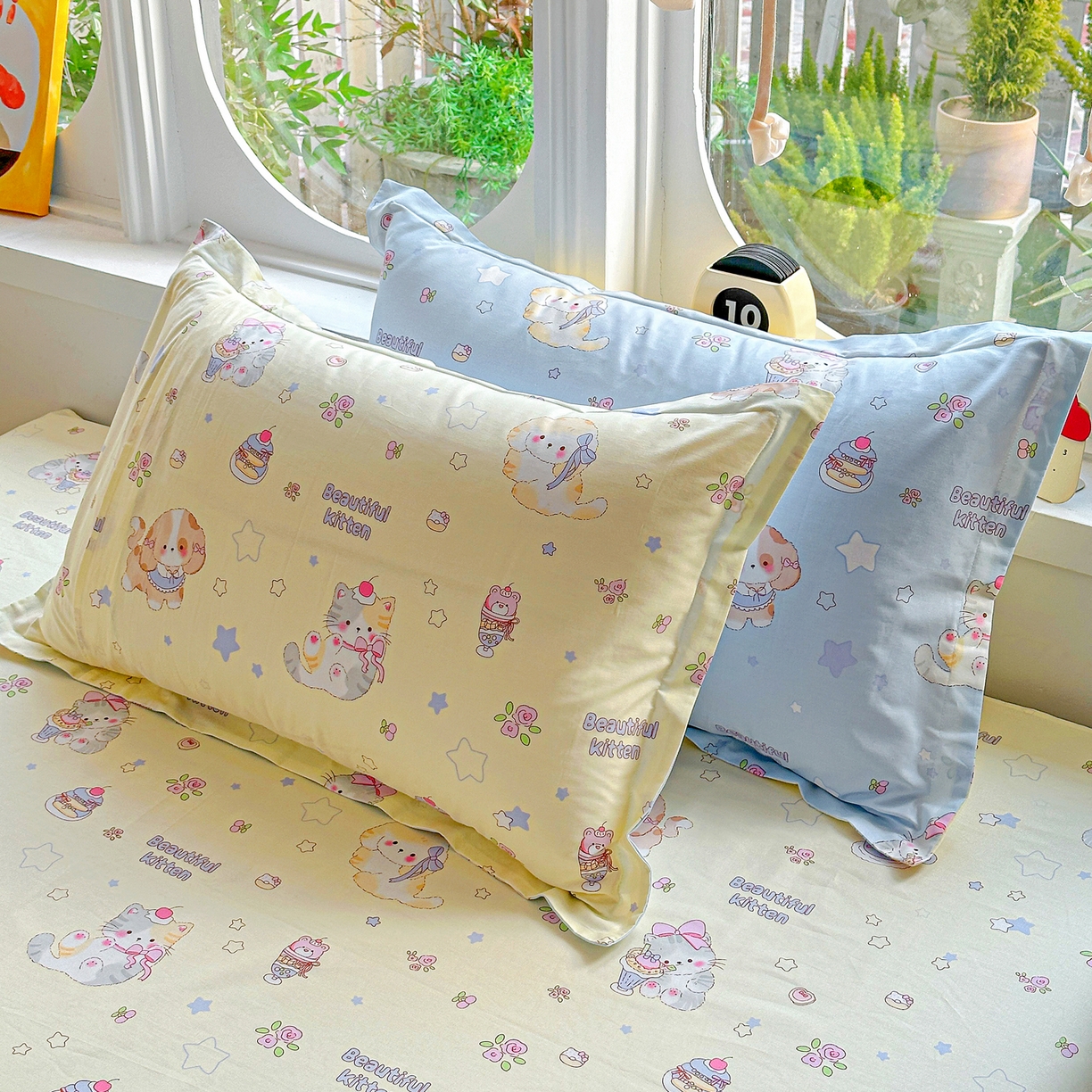 91家纺网 家纺一手货源 找家纺 （总）佳汐蓝家纺 2026新款全棉纯棉加厚13376印花单品枕套 枕套单件