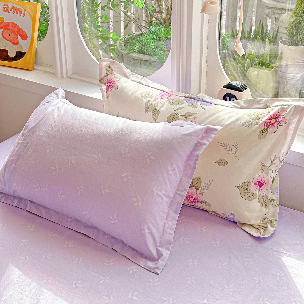 91家纺网 家纺一手货源 找家纺 （总）佳汐蓝家纺 2026新款全棉纯棉加厚13376印花单品枕套 枕套单件