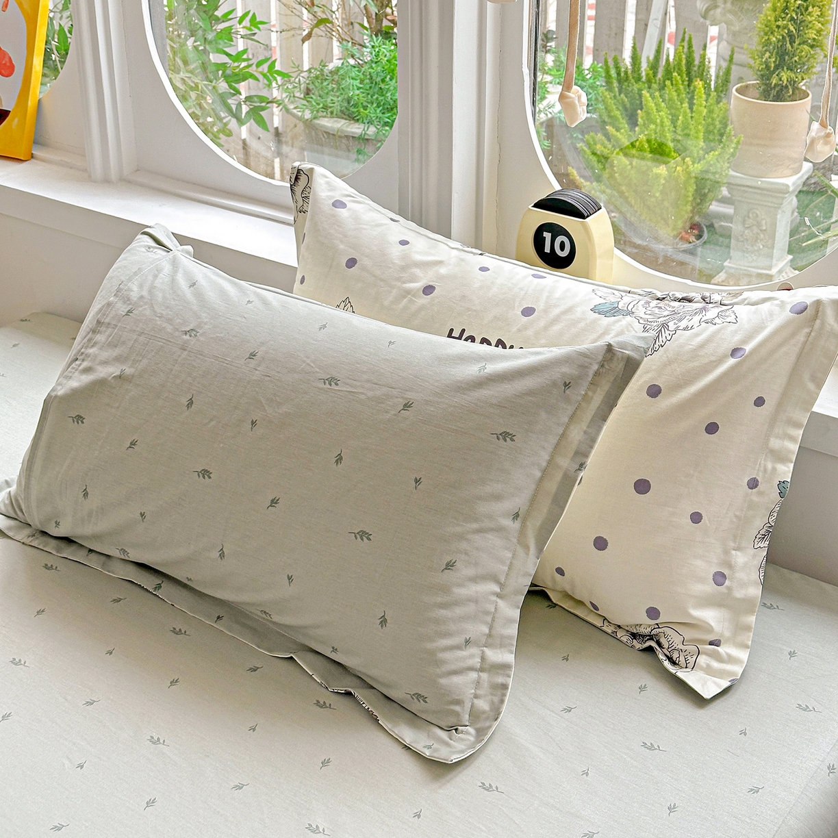 91家纺网 家纺一手货源 找家纺 （总）佳汐蓝家纺 2026新款全棉纯棉加厚13376印花单品枕套 枕套单件