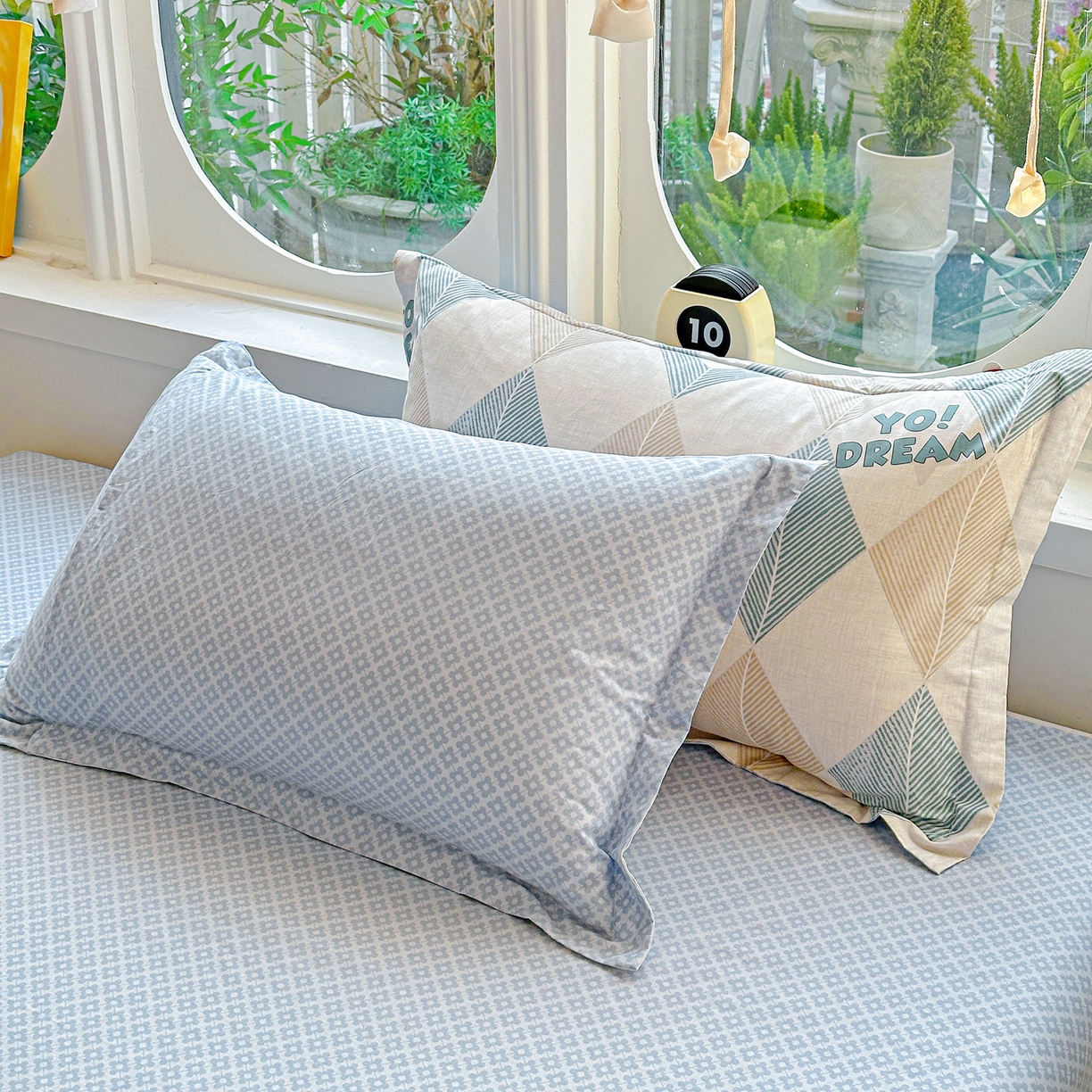 91家纺网 家纺一手货源 找家纺 （总）佳汐蓝家纺 2026新款全棉纯棉加厚13376印花单品枕套 枕套单件