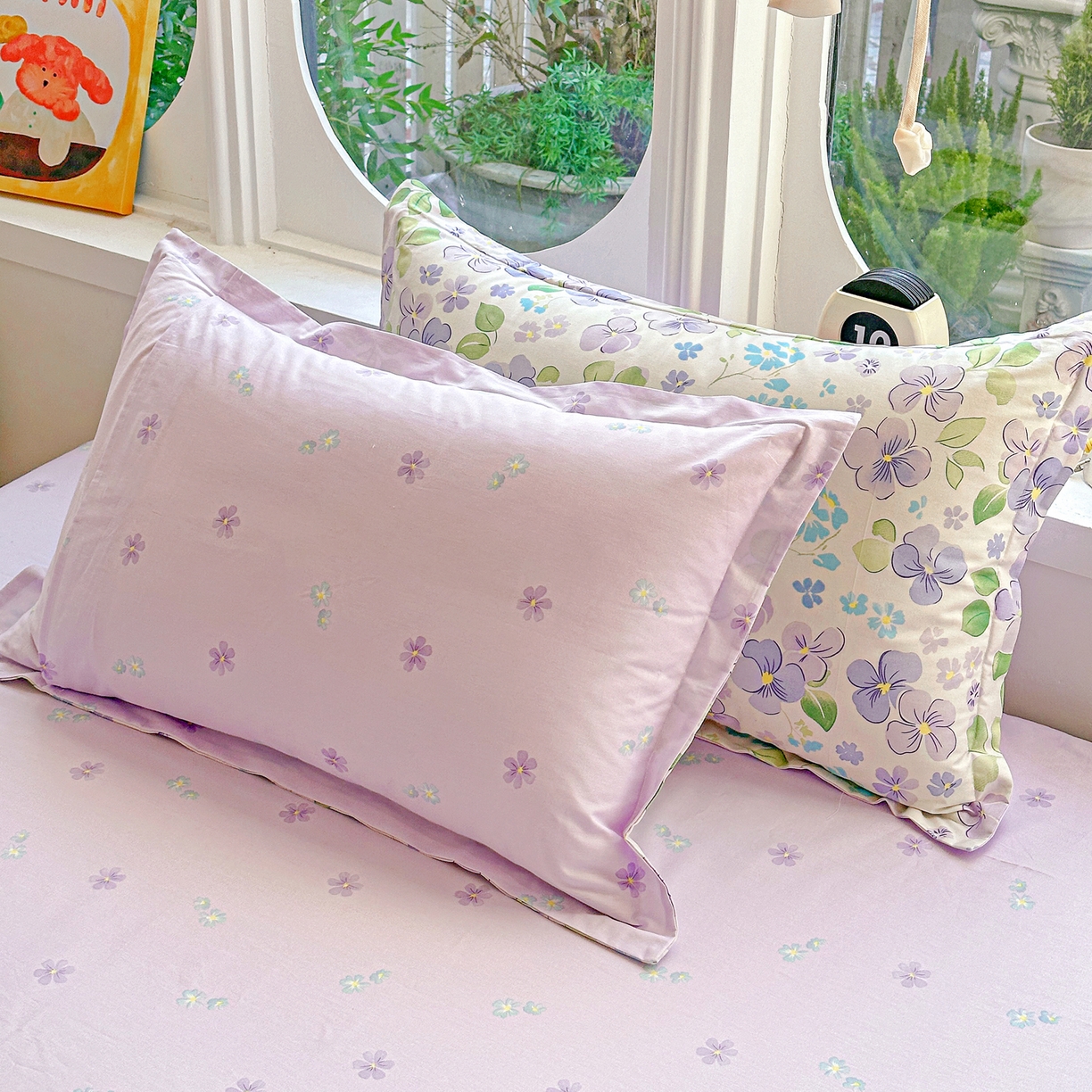 91家纺网 家纺一手货源 找家纺 （总）佳汐蓝家纺 2026新款全棉纯棉加厚13376印花单品枕套 枕套单件