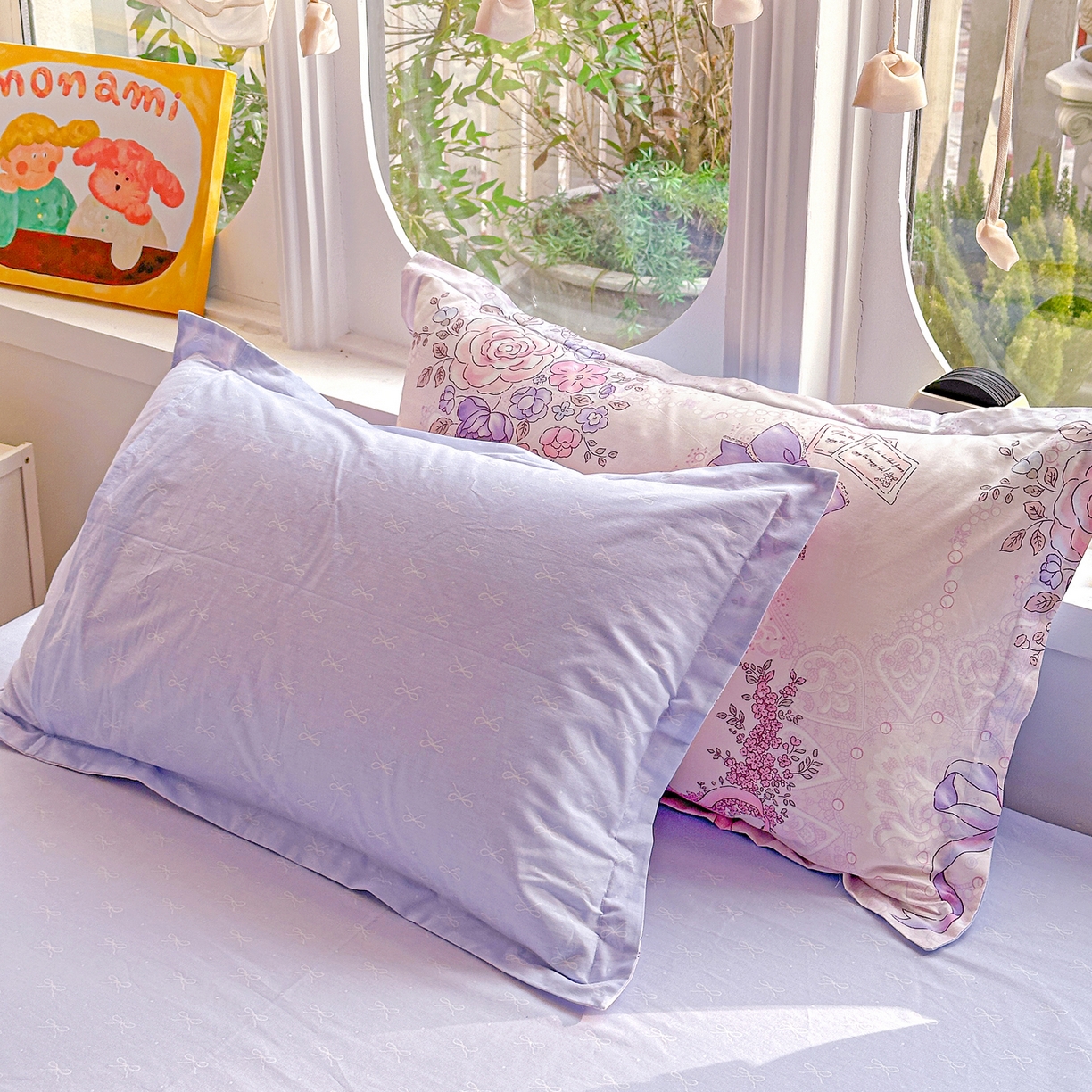 91家纺网 家纺一手货源 找家纺 （总）佳汐蓝家纺 2026新款全棉纯棉加厚13376印花单品枕套 枕套单件