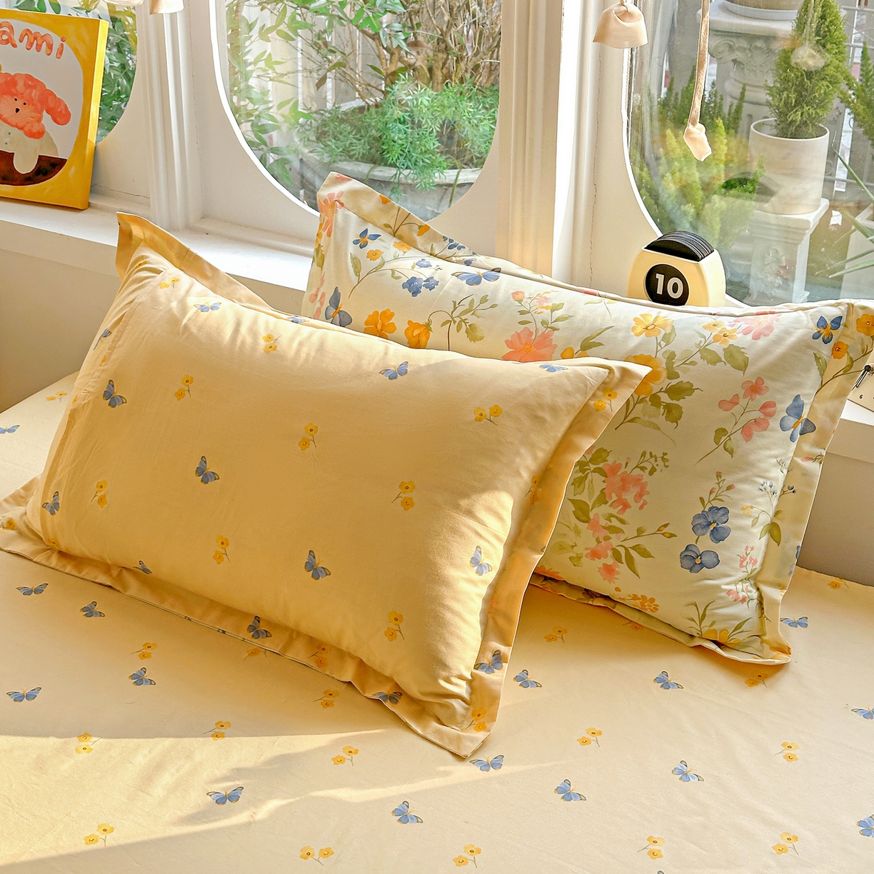 91家纺网 家纺一手货源 找家纺 （总）佳汐蓝家纺 2026新款全棉纯棉加厚13376印花单品枕套 枕套单件