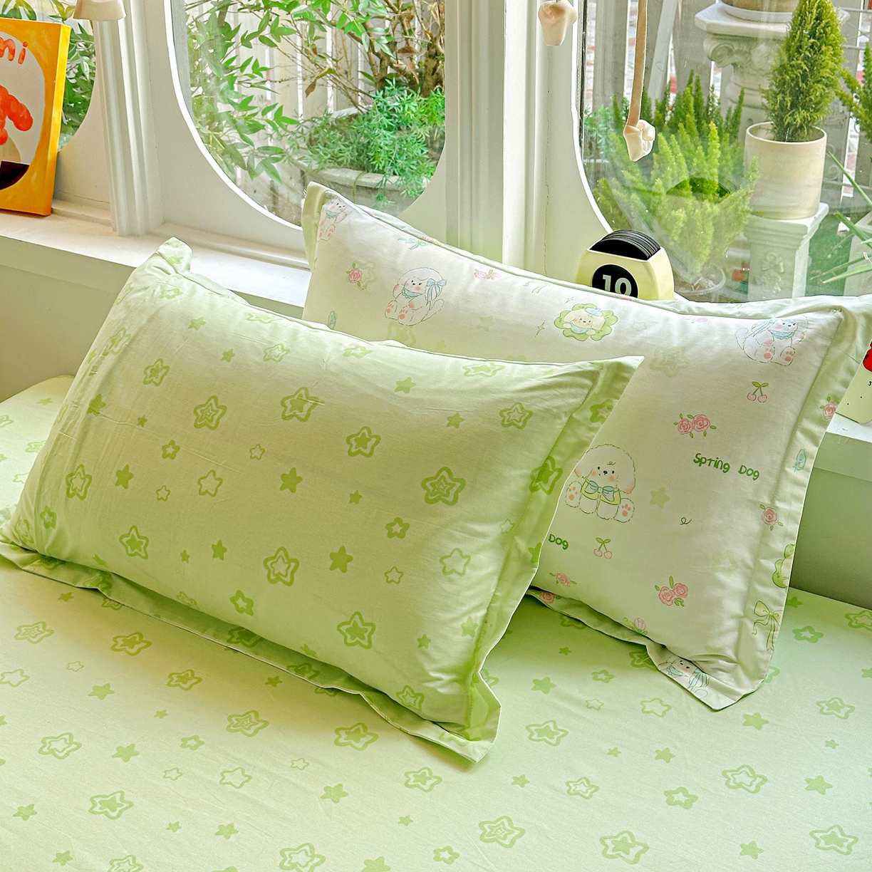 91家纺网 家纺一手货源 找家纺 （总）佳汐蓝家纺 2026新款全棉纯棉加厚13376印花单品枕套 枕套单件