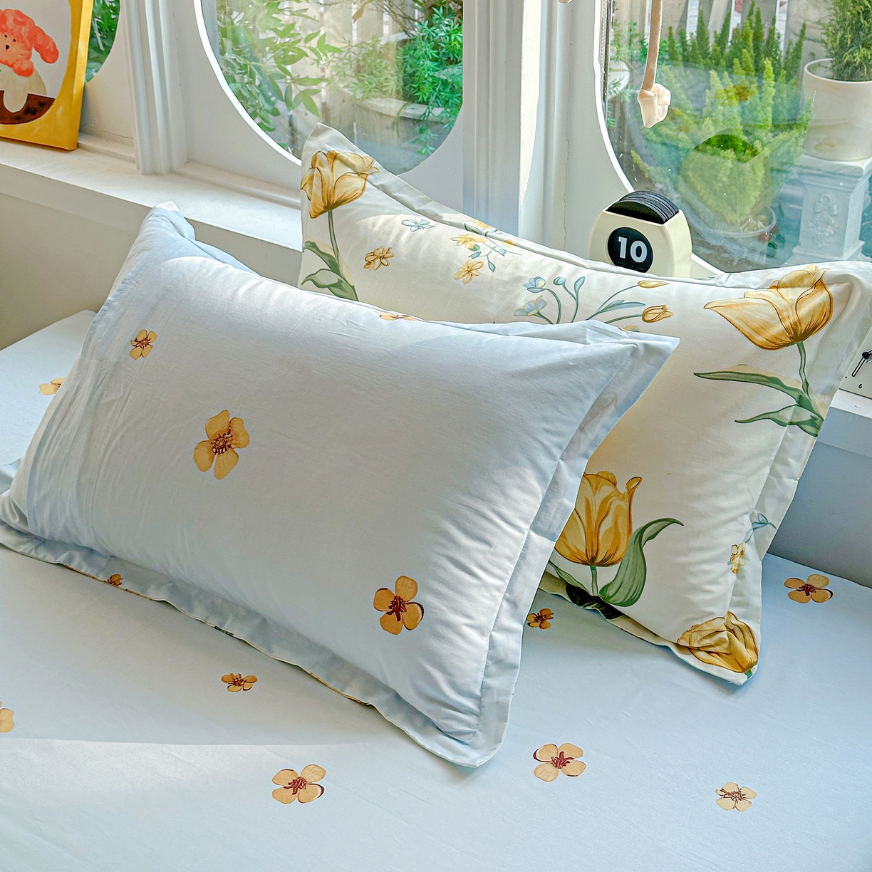 91家纺网 家纺一手货源 找家纺 （总）佳汐蓝家纺 2026新款全棉纯棉加厚13376印花单品枕套 枕套单件