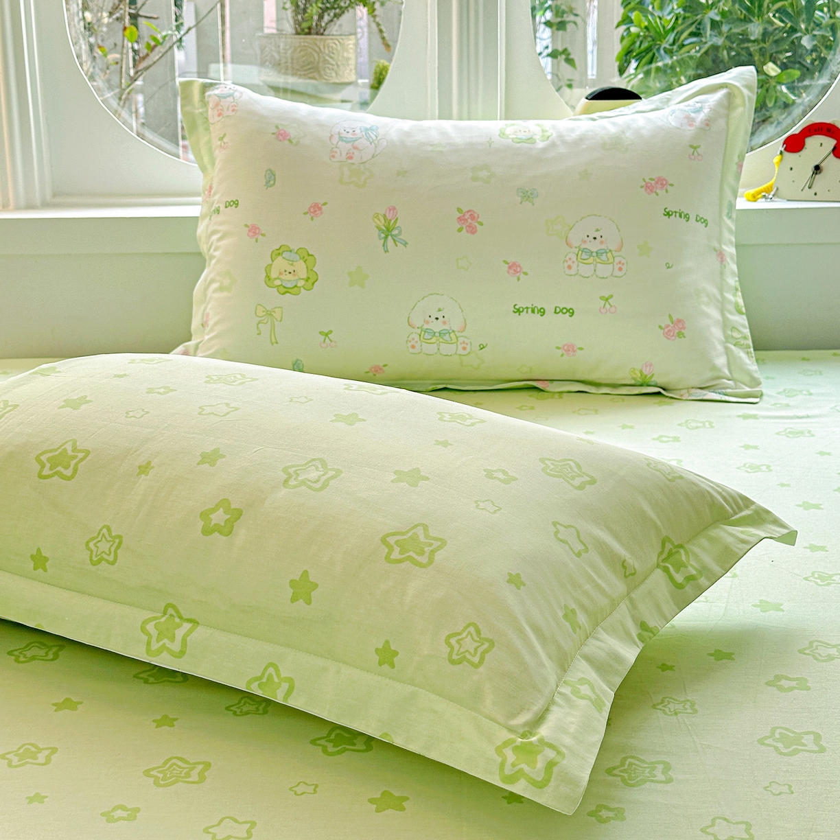 91家纺网 家纺一手货源 找家纺 佳汐蓝家纺 2026新款全棉纯棉加厚13376印花单品枕套 枕套单件 米亚