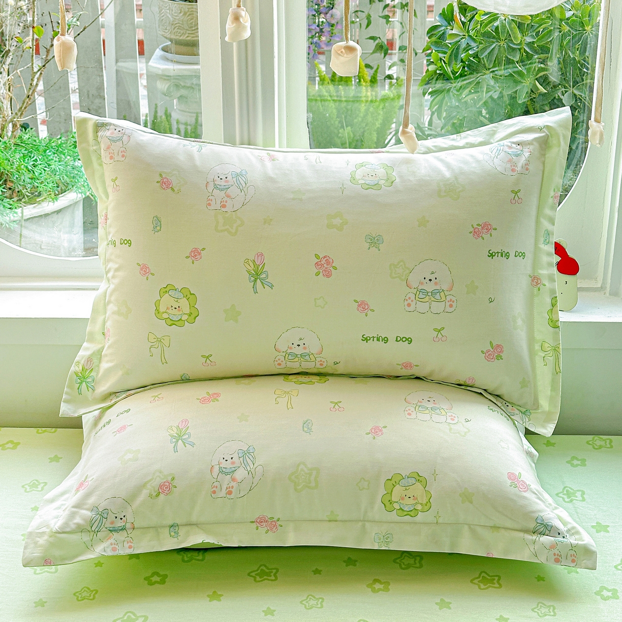 91家纺网 家纺一手货源 找家纺 佳汐蓝家纺 2026新款全棉纯棉加厚13376印花单品枕套 枕套单件 米亚