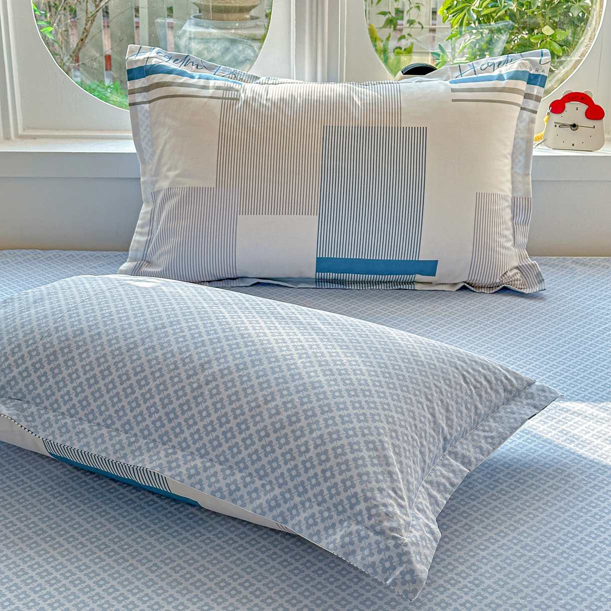 91家纺网 家纺一手货源 找家纺 佳汐蓝家纺 2026新款全棉纯棉加厚13376印花单品枕套 枕套单件 平行世界