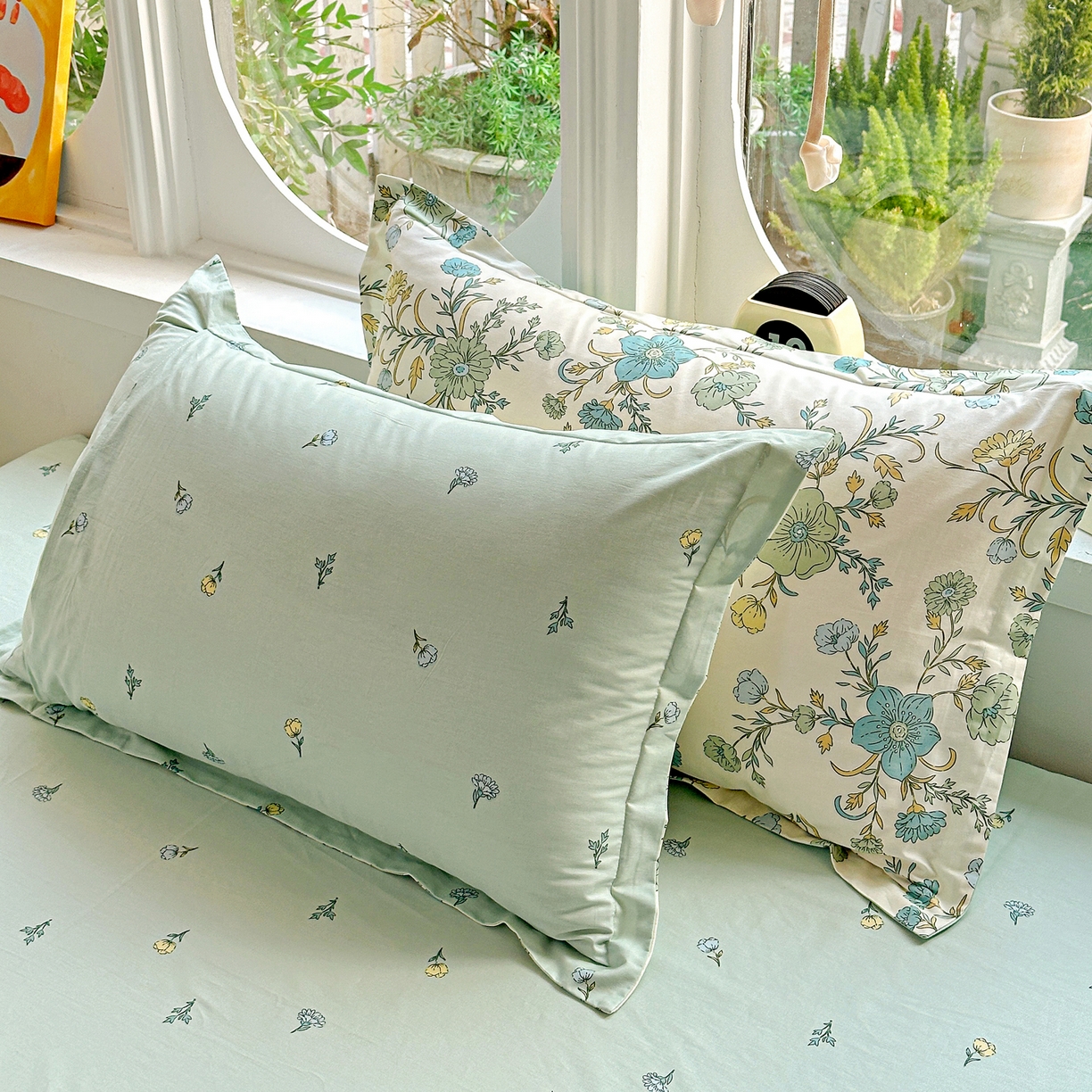 佳汐蓝家纺 2026新款全棉纯棉加厚13376印花单品枕套 枕套单件 浅影落香