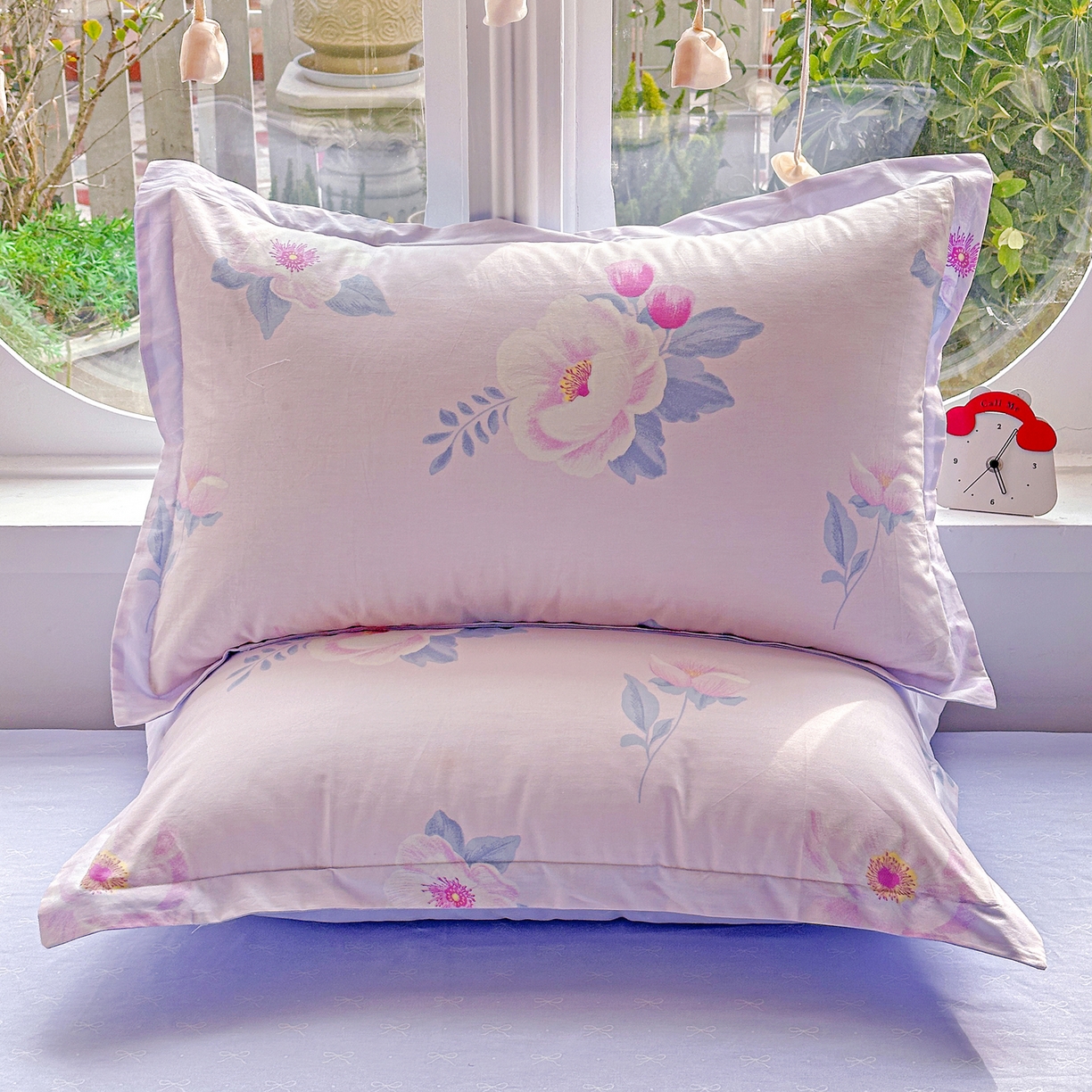 91家纺网 家纺一手货源 找家纺 佳汐蓝家纺 2026新款全棉纯棉加厚13376印花单品枕套 枕套单件 星漫