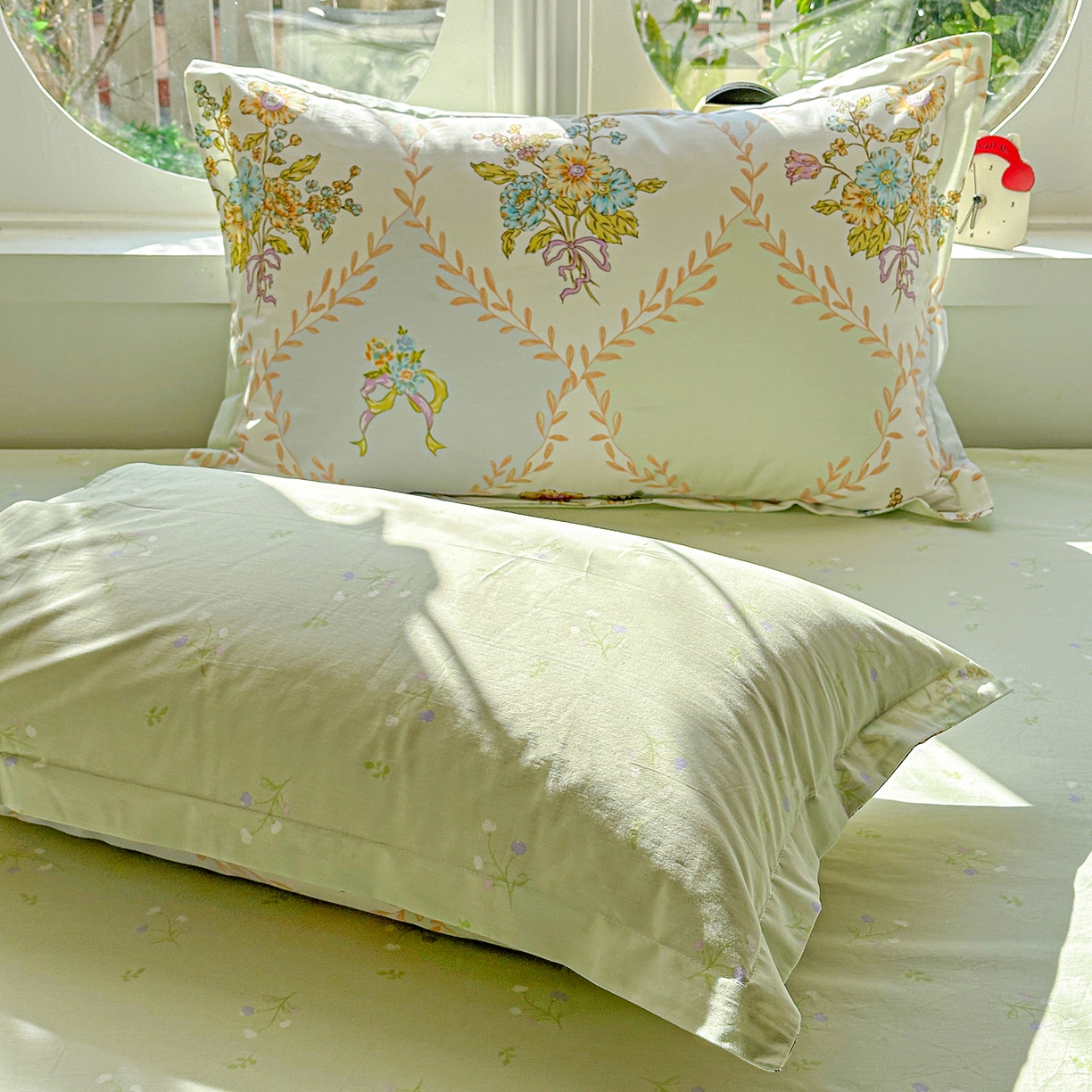 91家纺网 家纺一手货源 找家纺 佳汐蓝家纺 2026新款全棉纯棉加厚13376印花单品枕套 枕套单件 芷妍