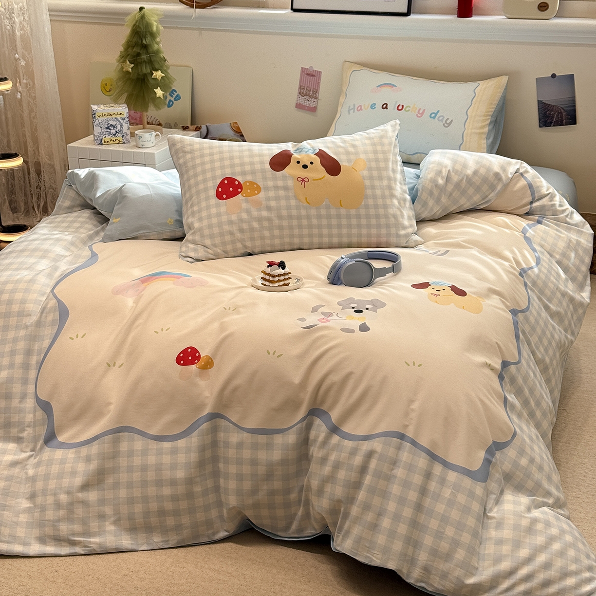 91家纺网 家纺一手货源 找家纺 （总）麦田家纺 2026新款全棉13070数码印花四件套