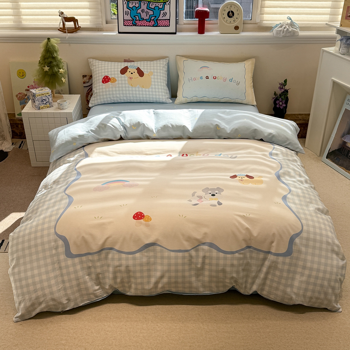 91家纺网 家纺一手货源 找家纺 （总）麦田家纺 2026新款全棉13070数码印花四件套