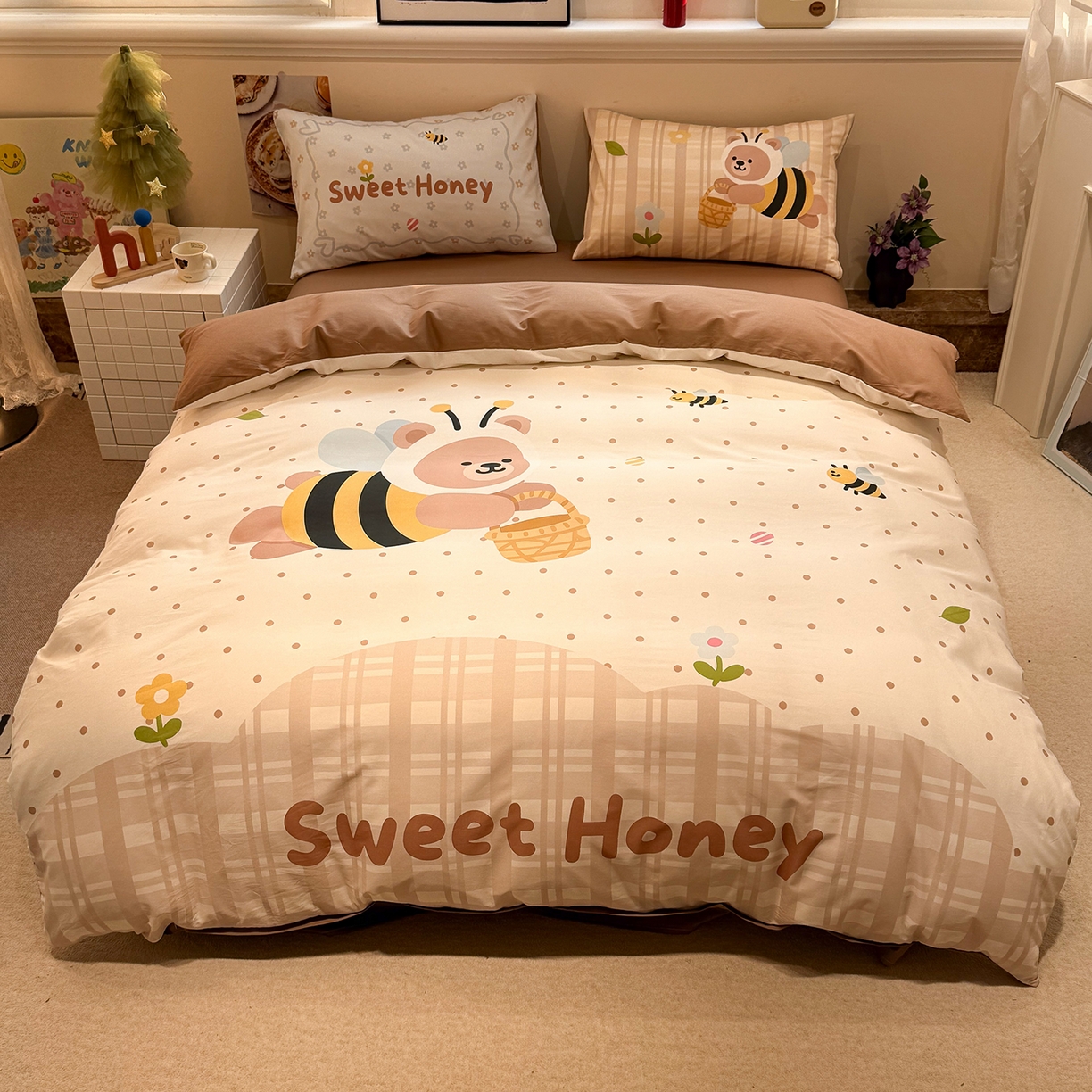 91家纺网 家纺一手货源 找家纺 （总）麦田家纺 2026新款全棉13070数码印花四件套