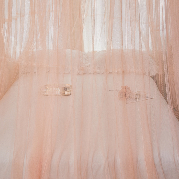 91家纺网 家纺一手货源 找家纺 （总）雪姿家纺 2026新款圆顶公主风落地蚊帐-樱之恋