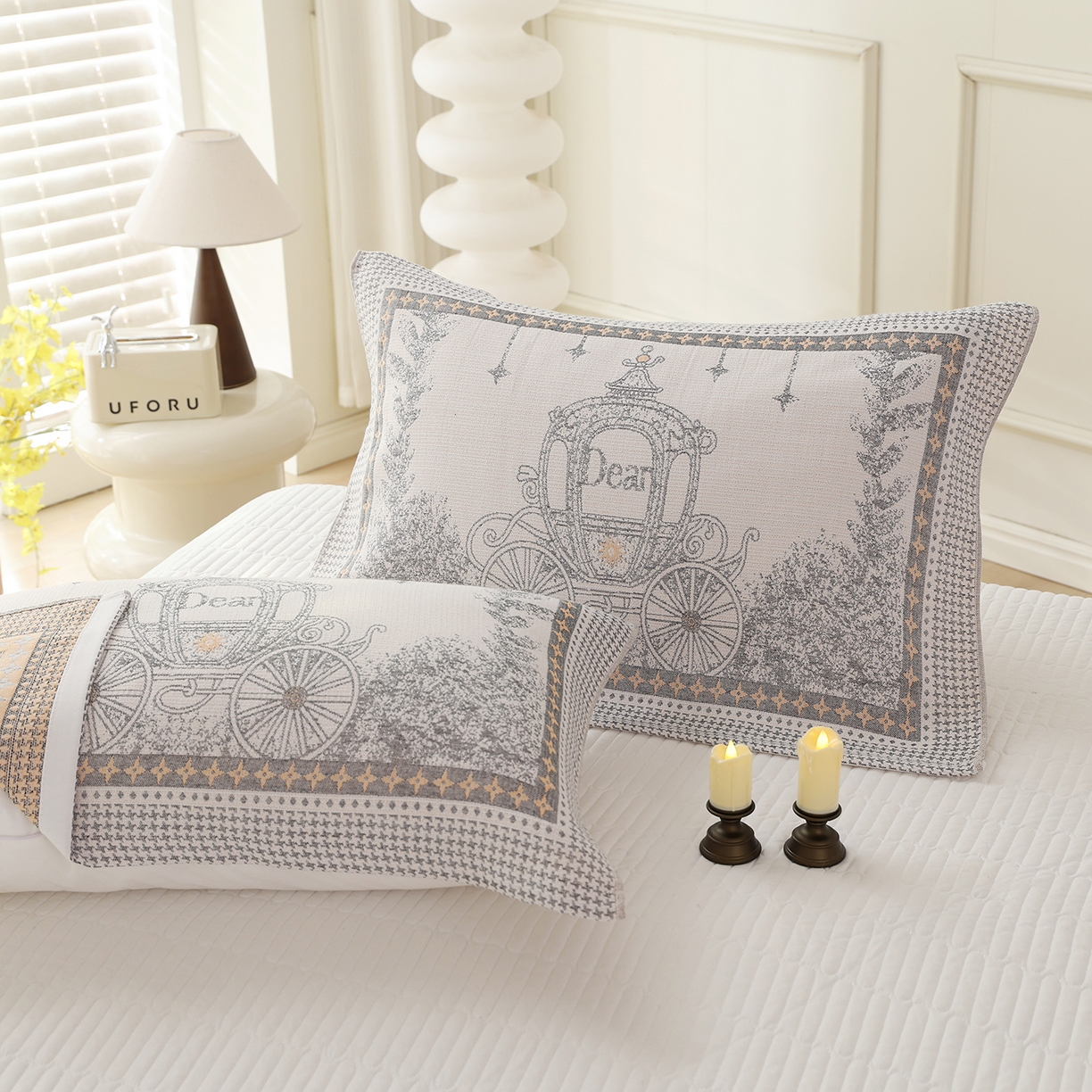 91家纺网 家纺一手货源 找家纺 （总）朴尔家纺-毛巾被 2026新品多彩棉素雅色织提花纯棉纱布枕巾