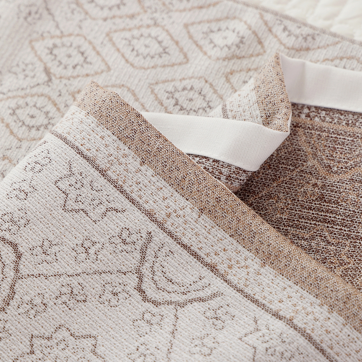 91家纺网 家纺一手货源 找家纺 朴尔家纺-毛巾被 2026新品多彩棉素雅色织提花纯棉纱布枕巾 山岚