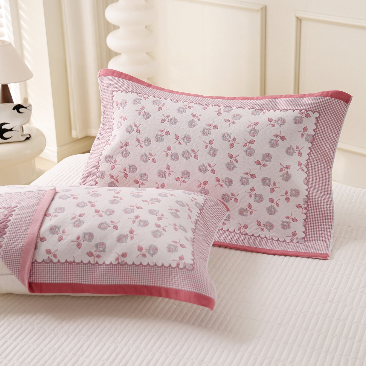 91家纺网 家纺一手货源 找家纺 （总）朴尔家纺-毛巾被 2026新品小清新纯棉色织高密多层纱布枕巾