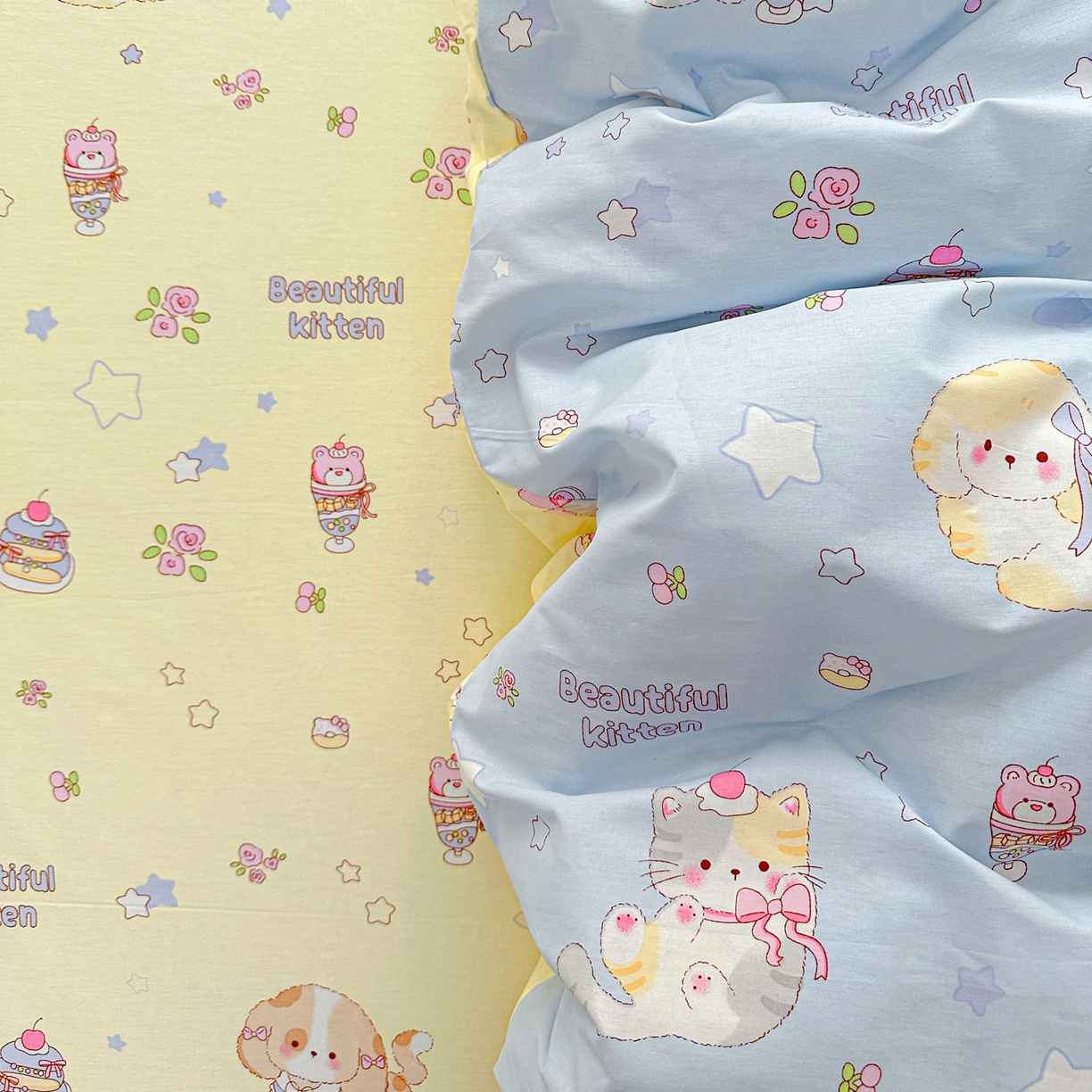 91家纺网 家纺一手货源 找家纺 （总）佳汐蓝家纺 2026新款全棉纯棉加厚13376印花单品被套 被套单件