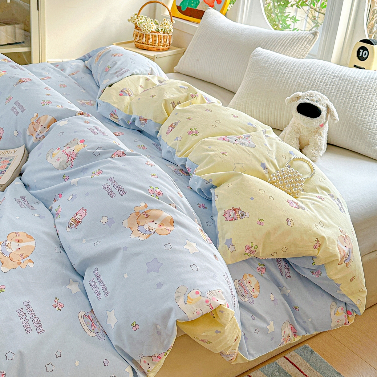 91家纺网 家纺一手货源 找家纺 （总）佳汐蓝家纺 2026新款全棉纯棉加厚13376印花单品被套 被套单件