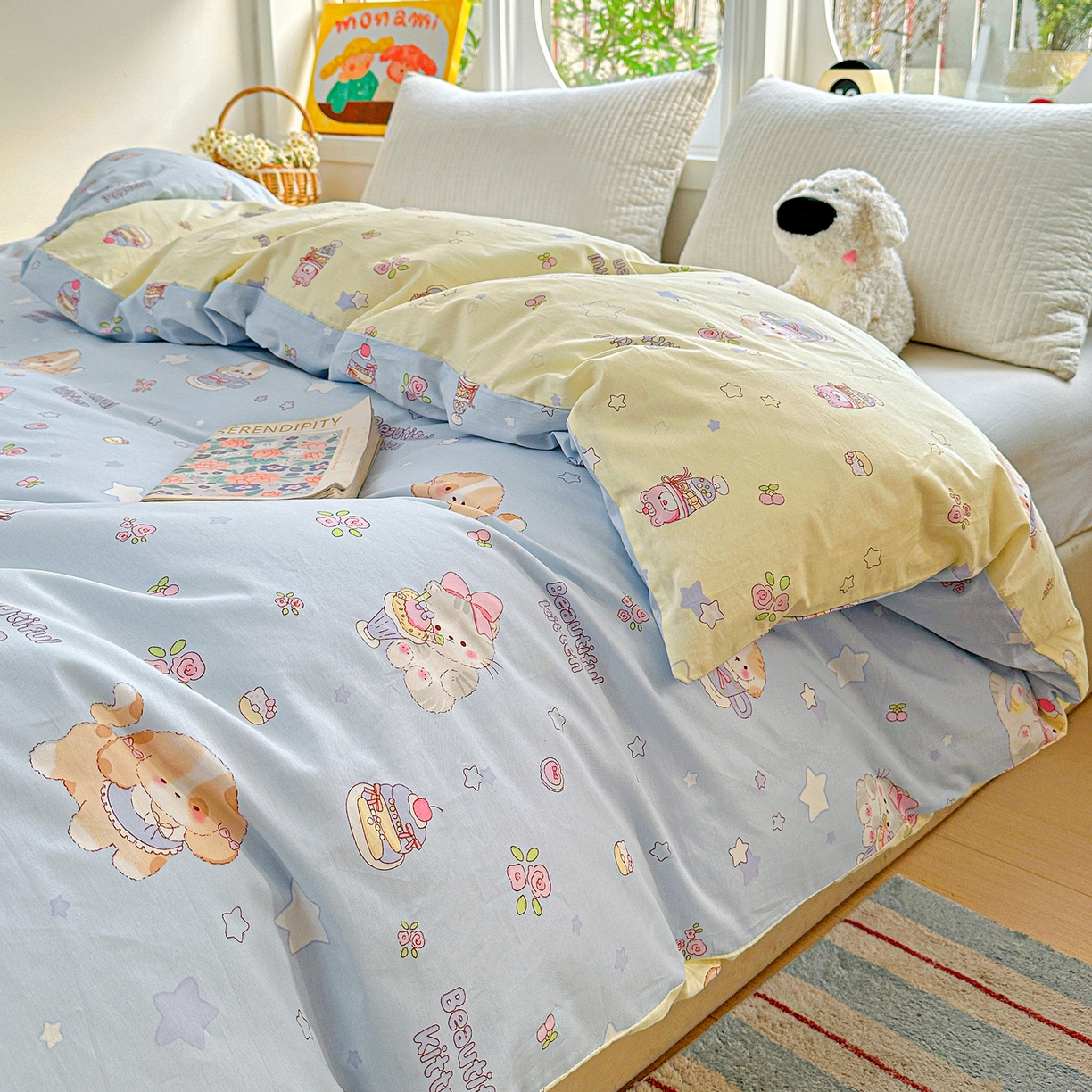 91家纺网 家纺一手货源 找家纺 （总）佳汐蓝家纺 2026新款全棉纯棉加厚13376印花单品被套 被套单件