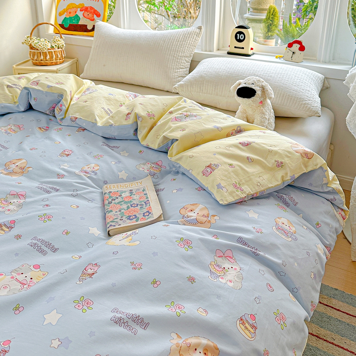 91家纺网 家纺一手货源 找家纺 （总）佳汐蓝家纺 2026新款全棉纯棉加厚13376印花单品被套 被套单件