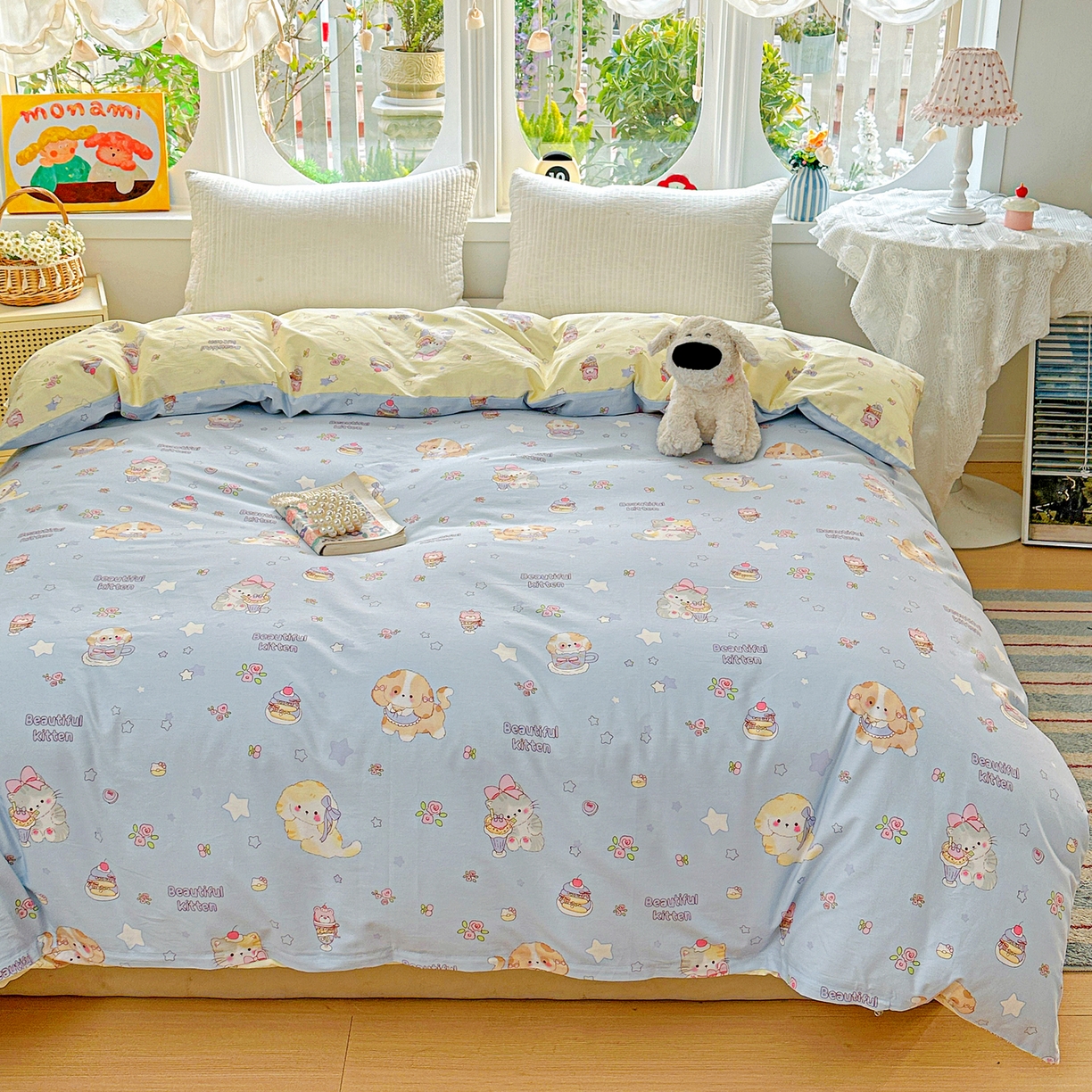 91家纺网 家纺一手货源 找家纺 （总）佳汐蓝家纺 2026新款全棉纯棉加厚13376印花单品被套 被套单件