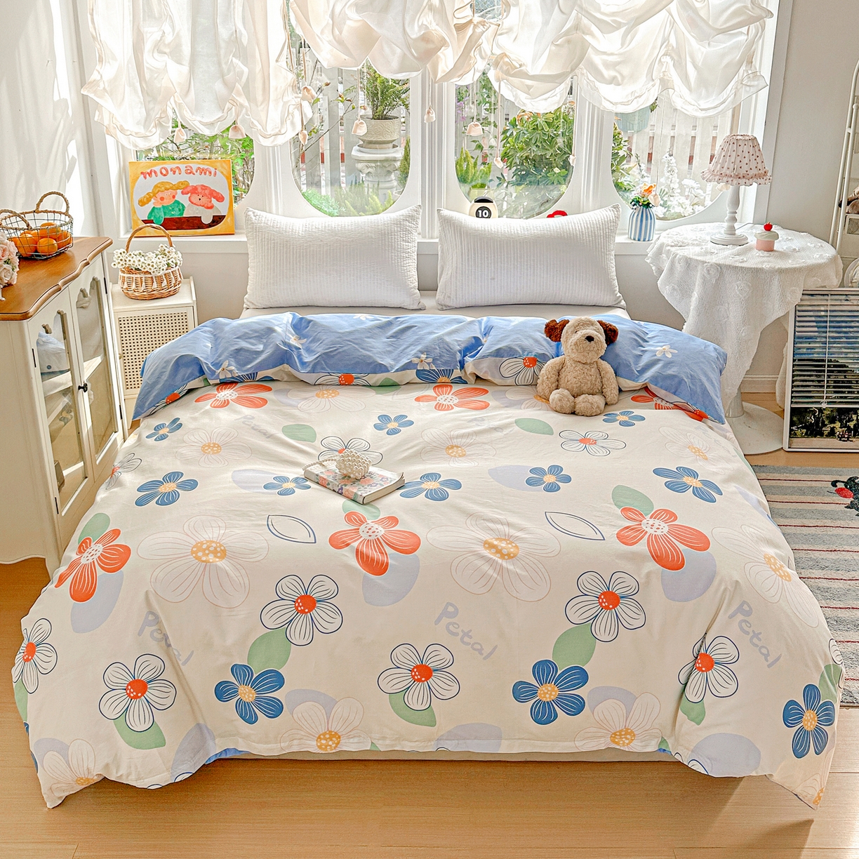 91家纺网 家纺一手货源 找家纺 （总）佳汐蓝家纺 2026新款全棉纯棉加厚13376印花单品被套 被套单件