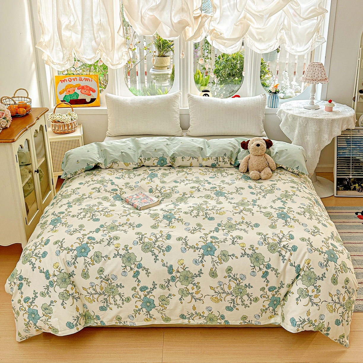 91家纺网 家纺一手货源 找家纺 （总）佳汐蓝家纺 2026新款全棉纯棉加厚13376印花单品被套 被套单件