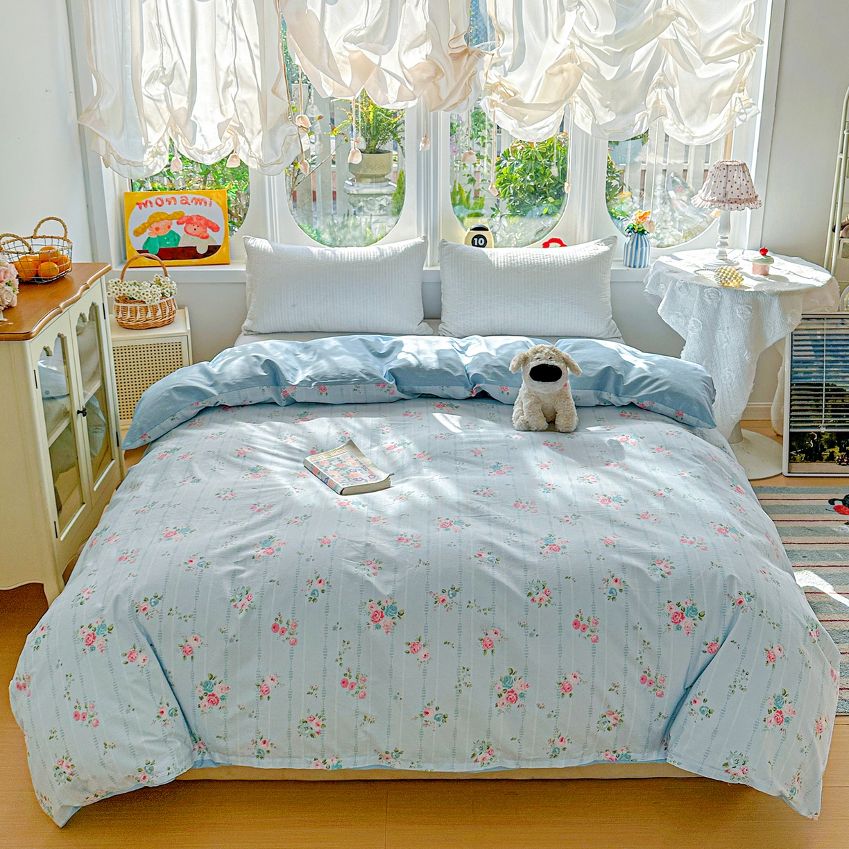 91家纺网 家纺一手货源 找家纺 （总）佳汐蓝家纺 2026新款全棉纯棉加厚13376印花单品被套 被套单件