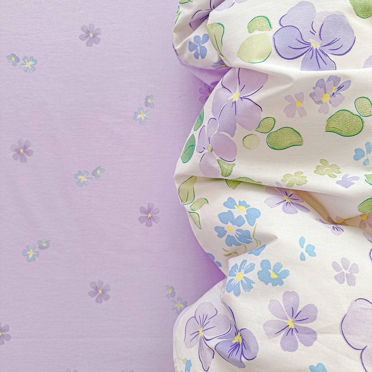 91家纺网 家纺一手货源 找家纺 佳汐蓝家纺 2026新款全棉纯棉加厚13376印花单品被套 被套单件 洛香